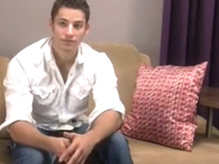 Exciting gay casting on the couch